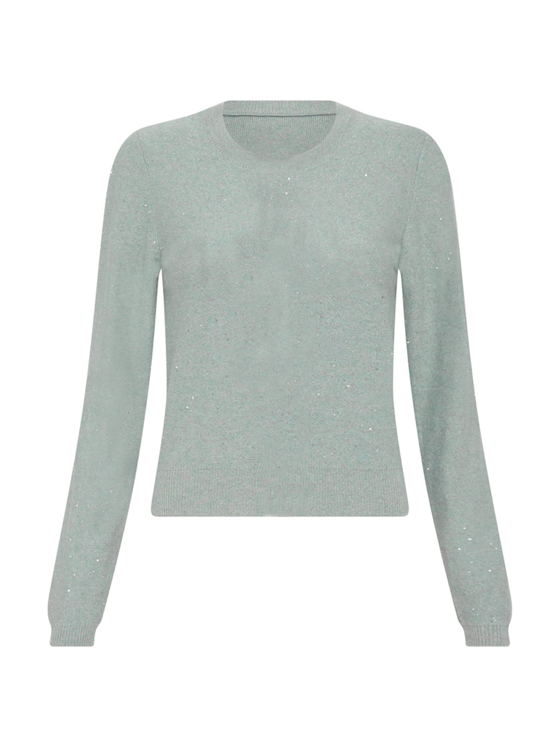 Tall Steel Blue Cropped Sweatshirt, Tall