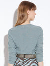 Sparkle Cashmere Sweater - Steel Blue