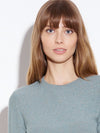 Sparkle Cashmere Sweater - Steel Blue